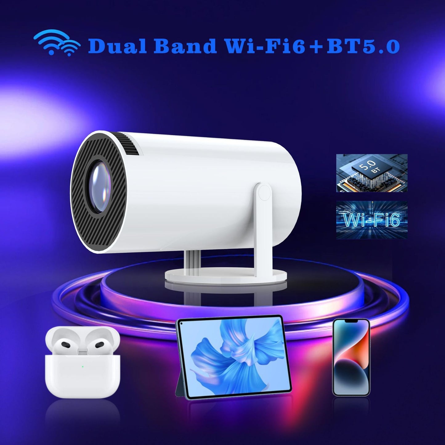 H713 Ultra High Definition 4K Projector Intelligent Home Office Conference Living Room - PYJ IT Solutions Online Shop