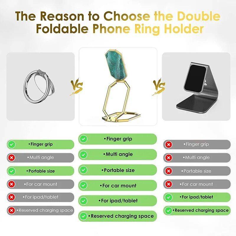 Metal Phone Ring Holder