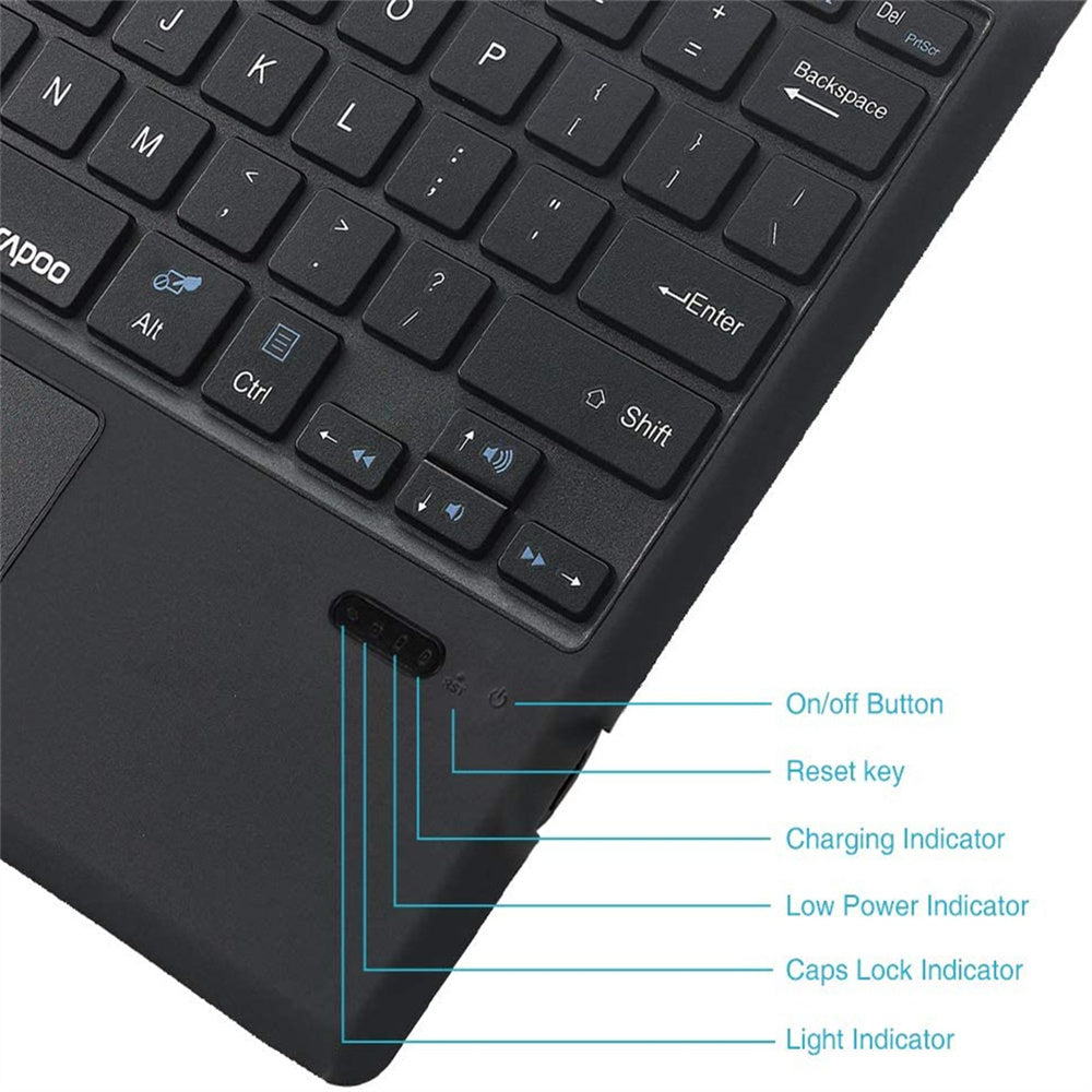 For Microsoft Surface Pro 3 4 5 6 7 Tablet Keyboard Ultra Slim Bluetooth-compatible Wireless Keyboard With Touchpad Backlit - PYJ IT Solutions Online Shop