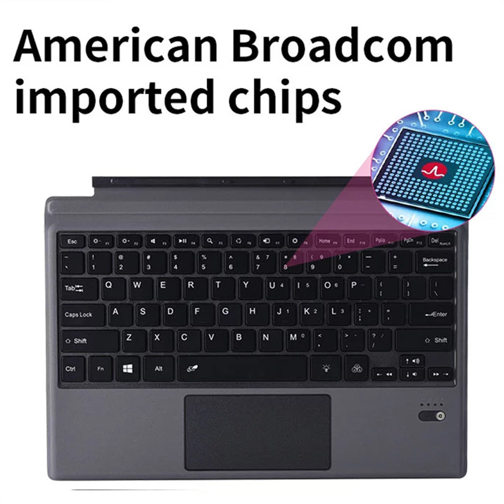 For Microsoft Surface Pro 3 4 5 6 7 Tablet Keyboard Ultra Slim Bluetooth-compatible Wireless Keyboard With Touchpad Backlit - PYJ IT Solutions Online Shop