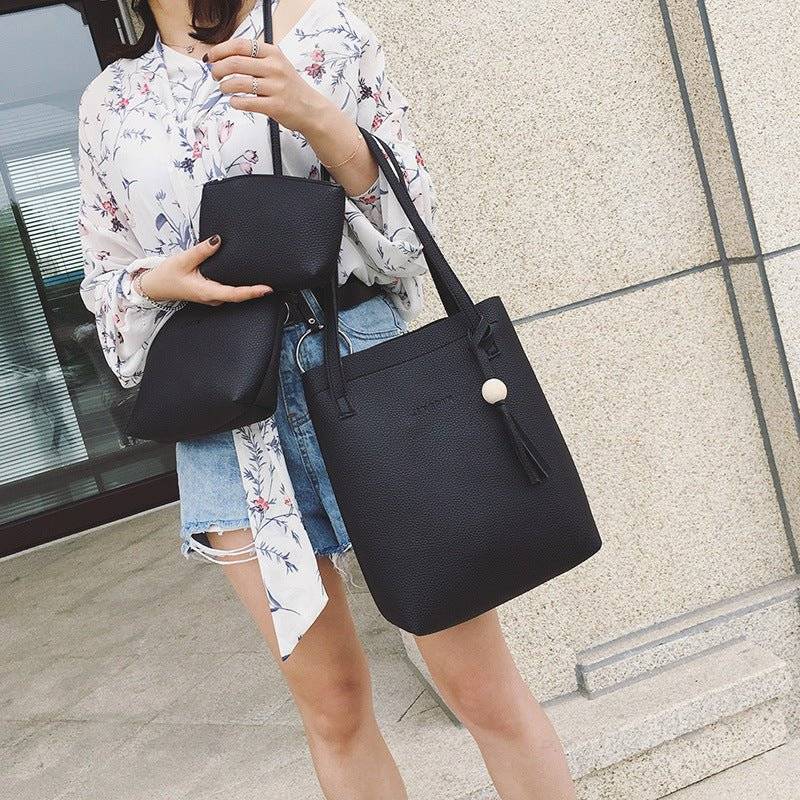2020 new Korean fashion all - match tassel bag laptop Shoulder Bag Messenger Bag Tote Bag Handbag Wholesale - PYJ IT Solutions Online Shop