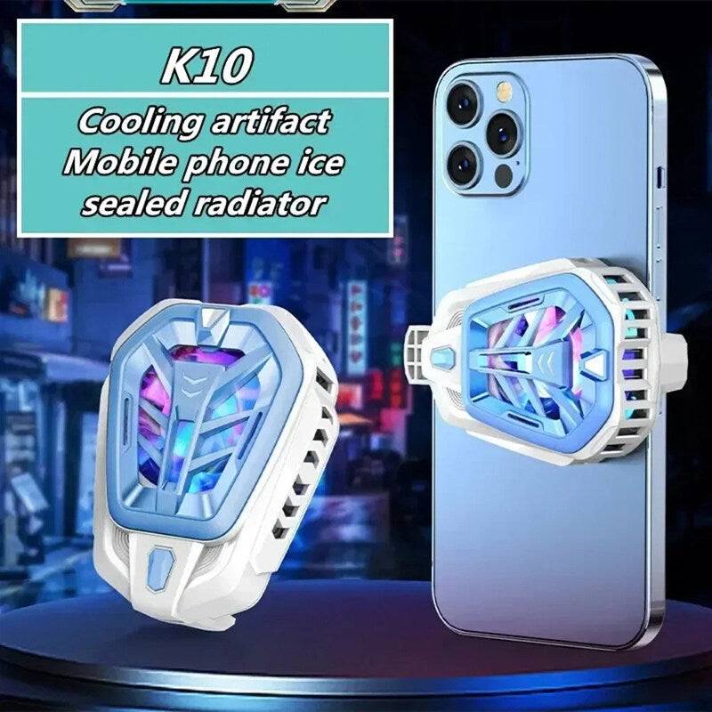 Universal ABS Mobile Phone Semiconductor Back-Clip Cool Fan