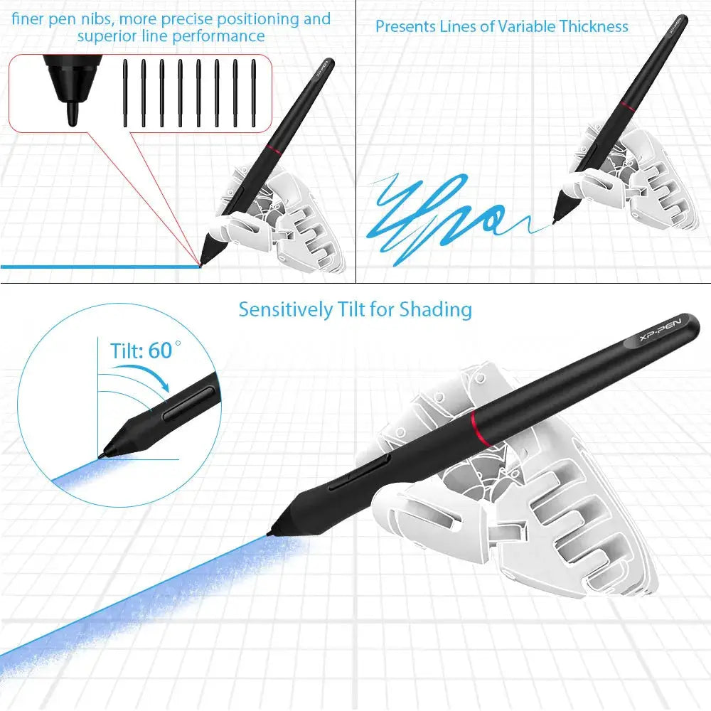 XPPen Artist 12 Pro 11.6 Inches Graphics Tablet Drawing Tablet Monitor Display Animation Digital Art with Tilt 8192 Pressure - PYJ IT Solutions Online Shop