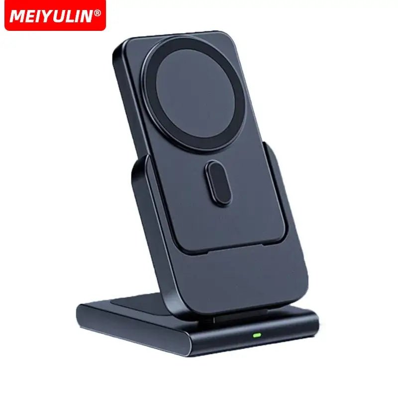 10000mAh Magnetic Power Bank 3 in 1 Wireless Fast Charger Stand External Auxiliary Battery For Magsafe iPhone Apple Watch - PYJ IT Solutions Online Shop