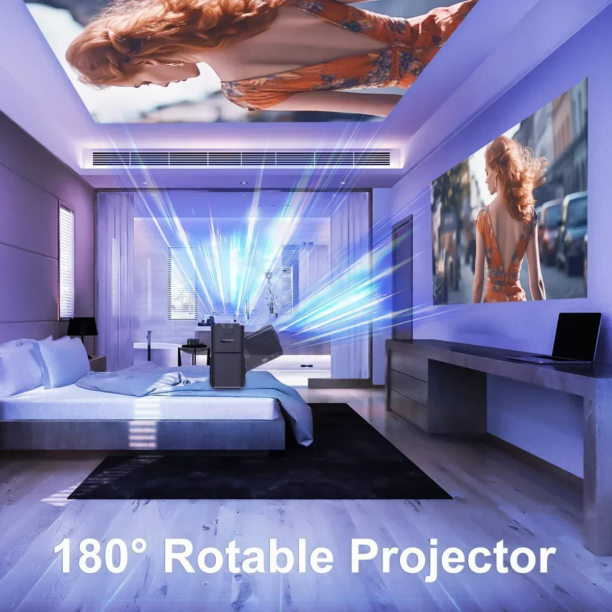 Magcubic 4K Android 11 Projector Native 1080P 390ANSI HY320 Dual Wifi6 BT5.0 1920*1080P Cinema portable Projetor upgrated HY300 - PYJ IT Solutions Online Shop