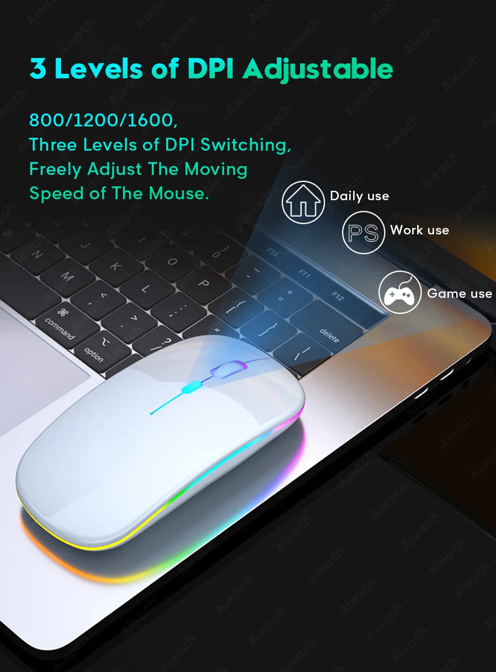 Keyboard For Tablet Android iOS Windows Wireless Mouse Keyboard Bluetooth-compatible Rainbow Backlit Keyboard For iPad Phone - PYJ IT Solutions Online Shop