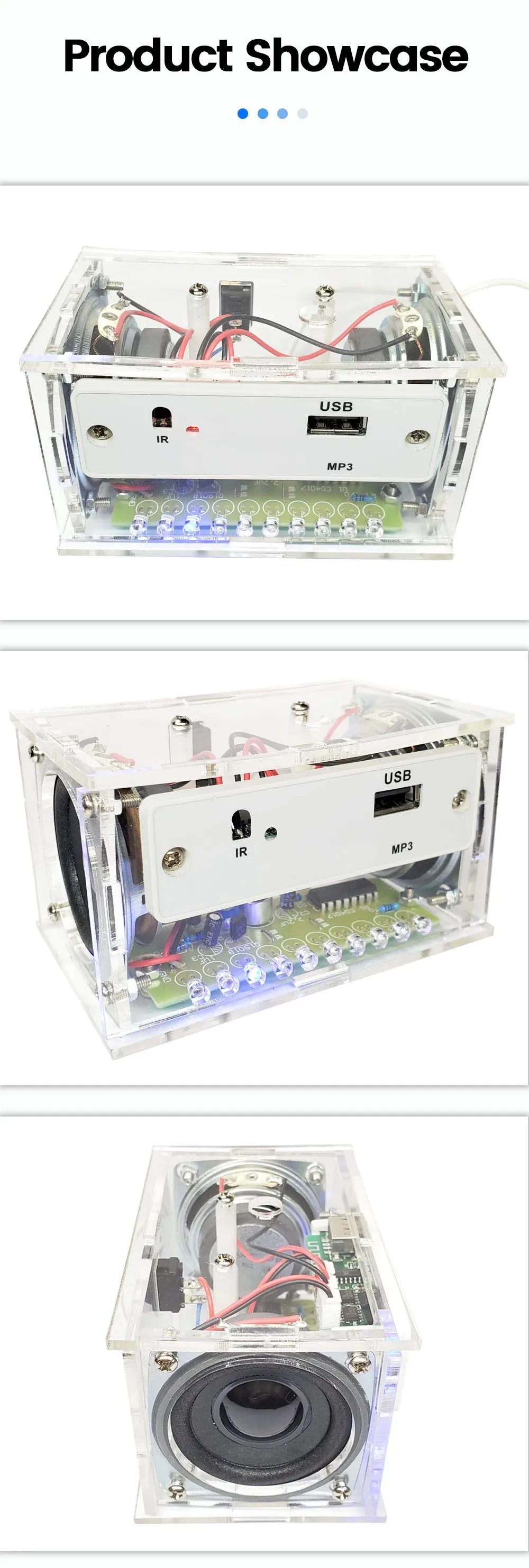 Electronics DIY Soldering Project Practice Solder Assembly DIY Electronic Kit Component DIY Bluetooth Speaker Kit 2*3W Speakers - PYJ IT Solutions Online Shop
