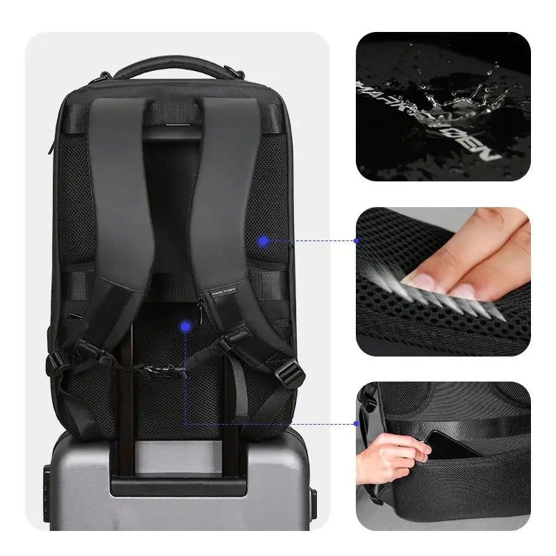 MARK RYDEN 17 inch Laptop Backpack For Men Travel Spacious Backpack Commuting COMPACTO PRO - PYJ IT Solutions Online Shop