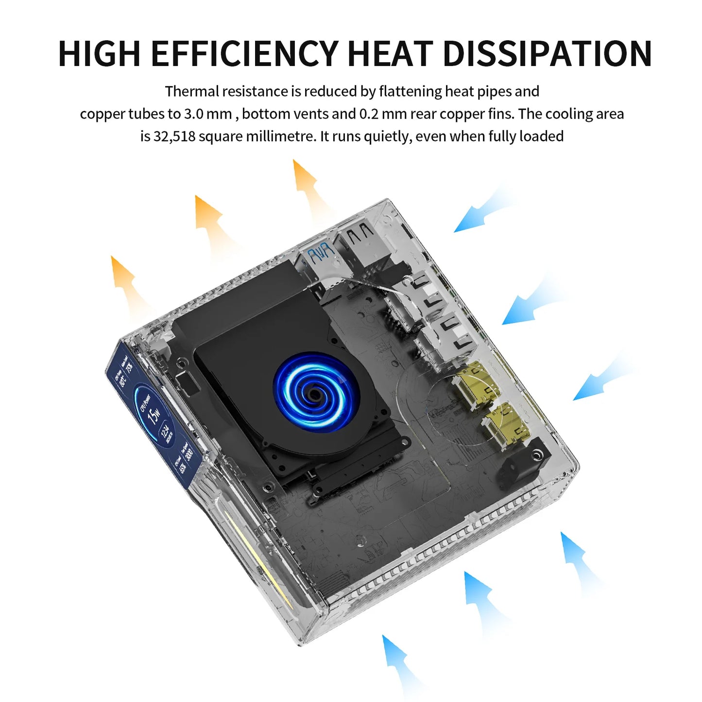 FIREBAT S1 Mini PC 12th Alder Lake N100 16GB 512GB DDR4 MiniPC Gamers Desktops WiFi5 BT4.2 Computer RGB Visualization - PYJ IT Solutions Online Shop