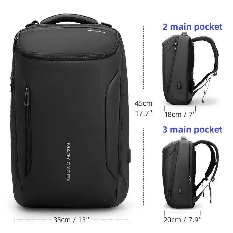 MARK RYDEN 17 inch Laptop Backpack For Men Travel Spacious Backpack Commuting COMPACTO PRO - PYJ IT Solutions Online Shop