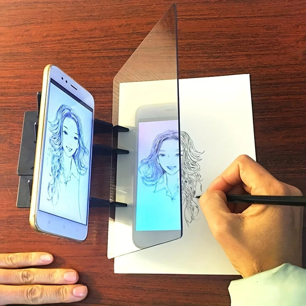 6.5-inches Optical Clear Image Drawing Board, Portable Projector Painting Tracing Board Sketching Tool For Beginners, Artists - PYJ IT Solutions Online Shop
