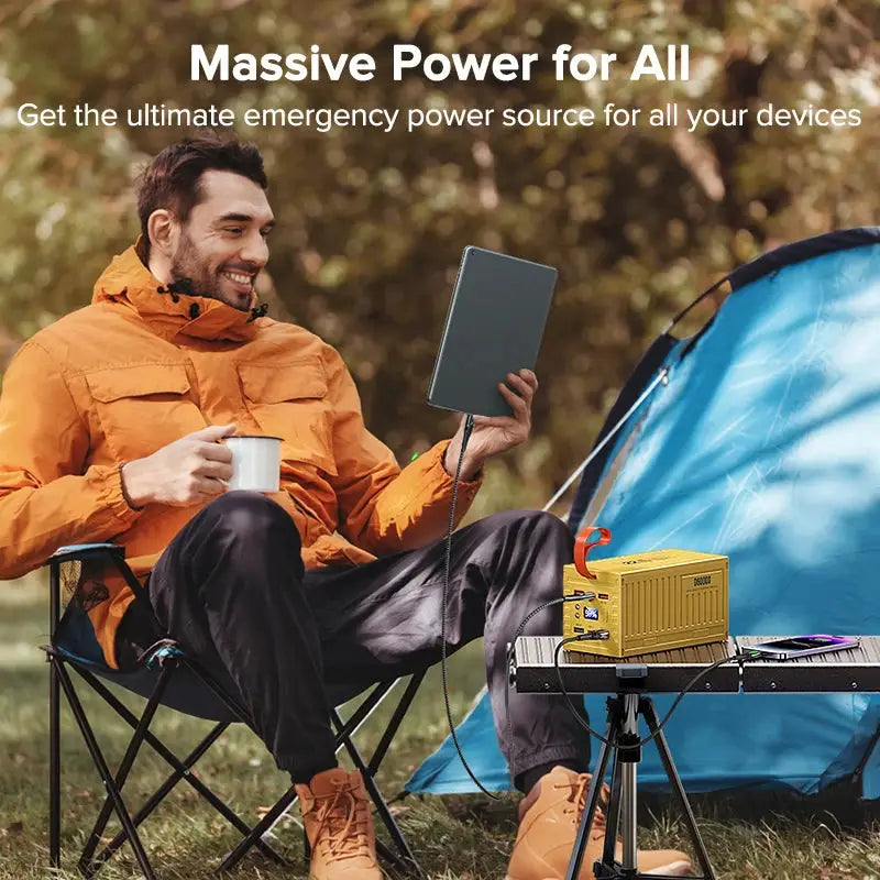 QOOVI 60000mAh Power Bank 22.5W PD QC 3.0 Charger Powerbank Large Battery Capacity Power Station Fast Charging For iPhone Xiaomi - PYJ IT Solutions Online Shop