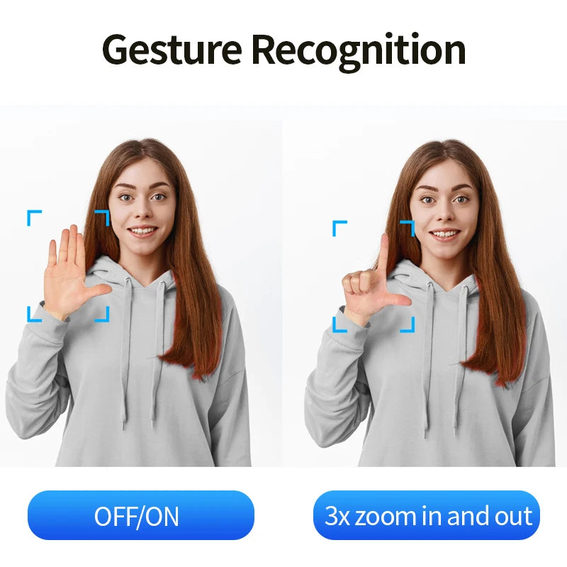 MINI 4K PTZ Webcam AI Tracking Gesture Recognition Control Built-in Mic USB Video Camera for Laptop Live Streaming - PYJ IT Solutions Online Shop