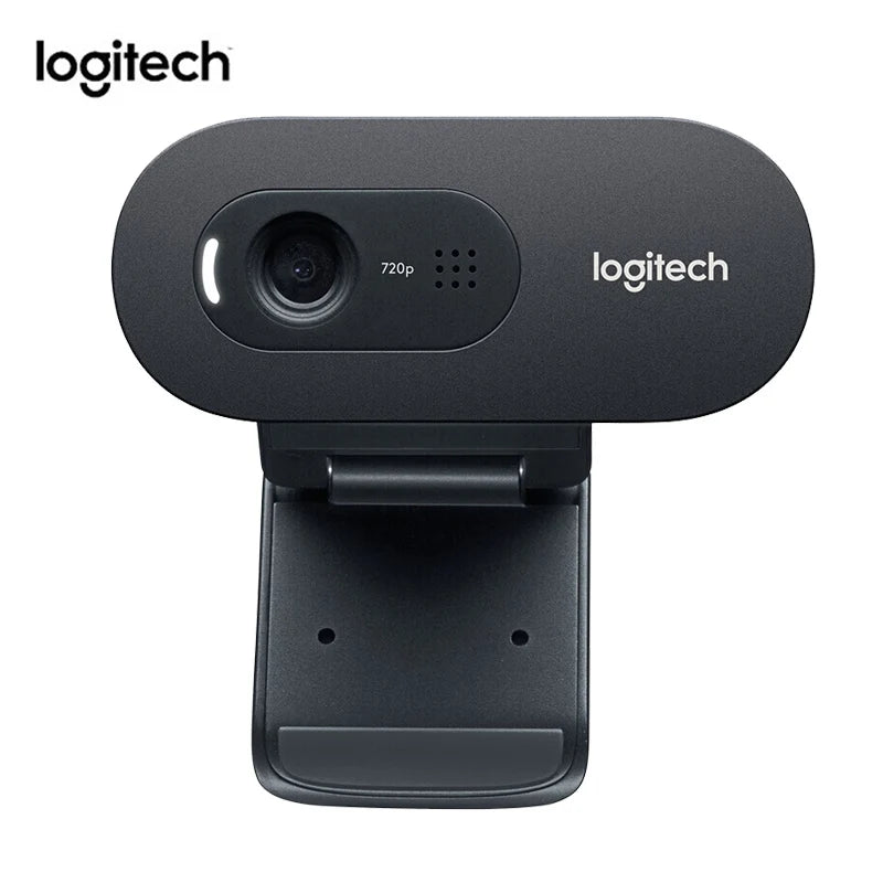 Logitech Original C270 Desktop Computer Notebook C270i iptv Free Drive Online Course Webcam Video Chat Recording USB Camera HD - PYJ IT Solutions Online Shop