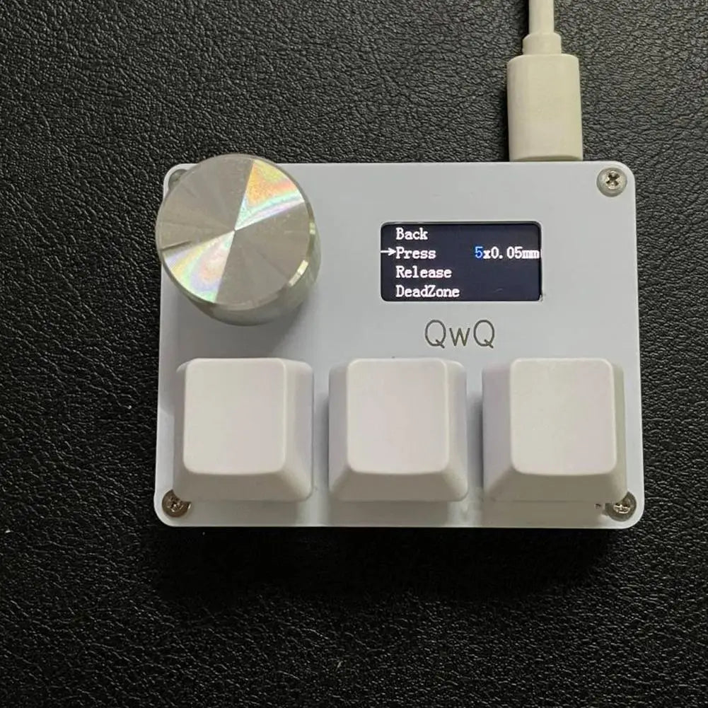 SayoDevice OSU O3C Rapid Trigger Hall Switches Keyboard 3 Key With Knob Wooting Magnetic Red Switches Keyboard With Screen - PYJ IT Solutions Online Shop