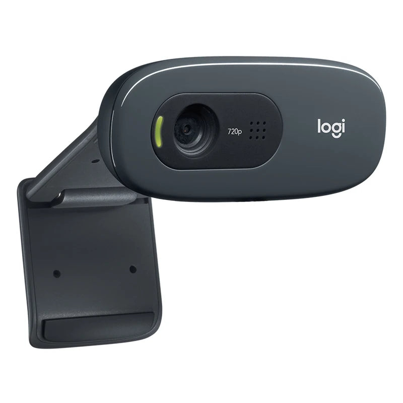 Logitech Original C270 Desktop Computer Notebook C270i iptv Free Drive Online Course Webcam Video Chat Recording USB Camera HD - PYJ IT Solutions Online Shop