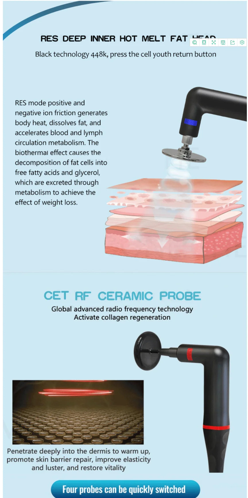 INDIBA RF Beauty Salon Spa Dedicated Weight Loss Machine Deep Skin Care Body Slimming Device Penetration - PYJ IT Solutions Online Shop