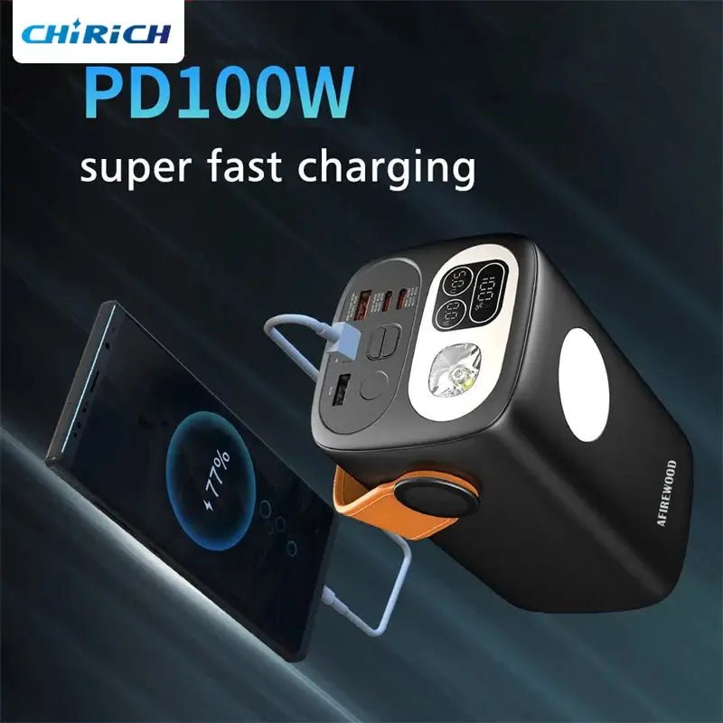 60000mAh PD100W Power Bank USB C Portable External Spare Battery Super Fast Charging Large Capacity Powerbank For Laptop iPhone - PYJ IT Solutions Online Shop