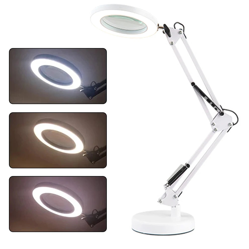 Magnifier LED Lamp: LED Fill Light Magnifier for Reading, Welding, Phone Repair & Precision Tools - PYJ IT Solutions Online Shop