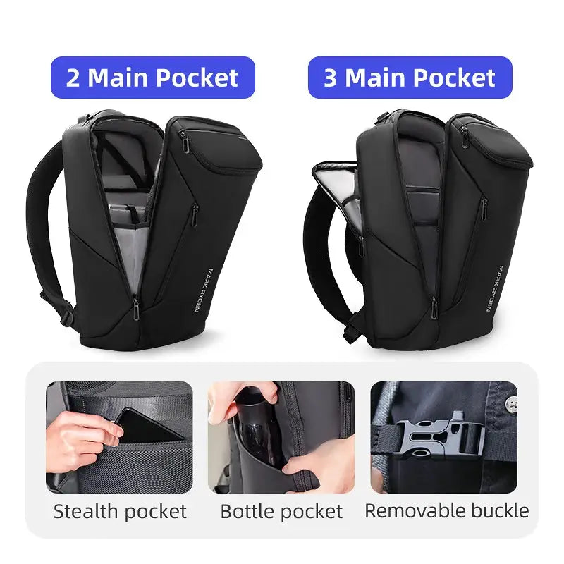 MARK RYDEN 17 inch Laptop Backpack For Men Travel Spacious Backpack Commuting COMPACTO PRO - PYJ IT Solutions Online Shop