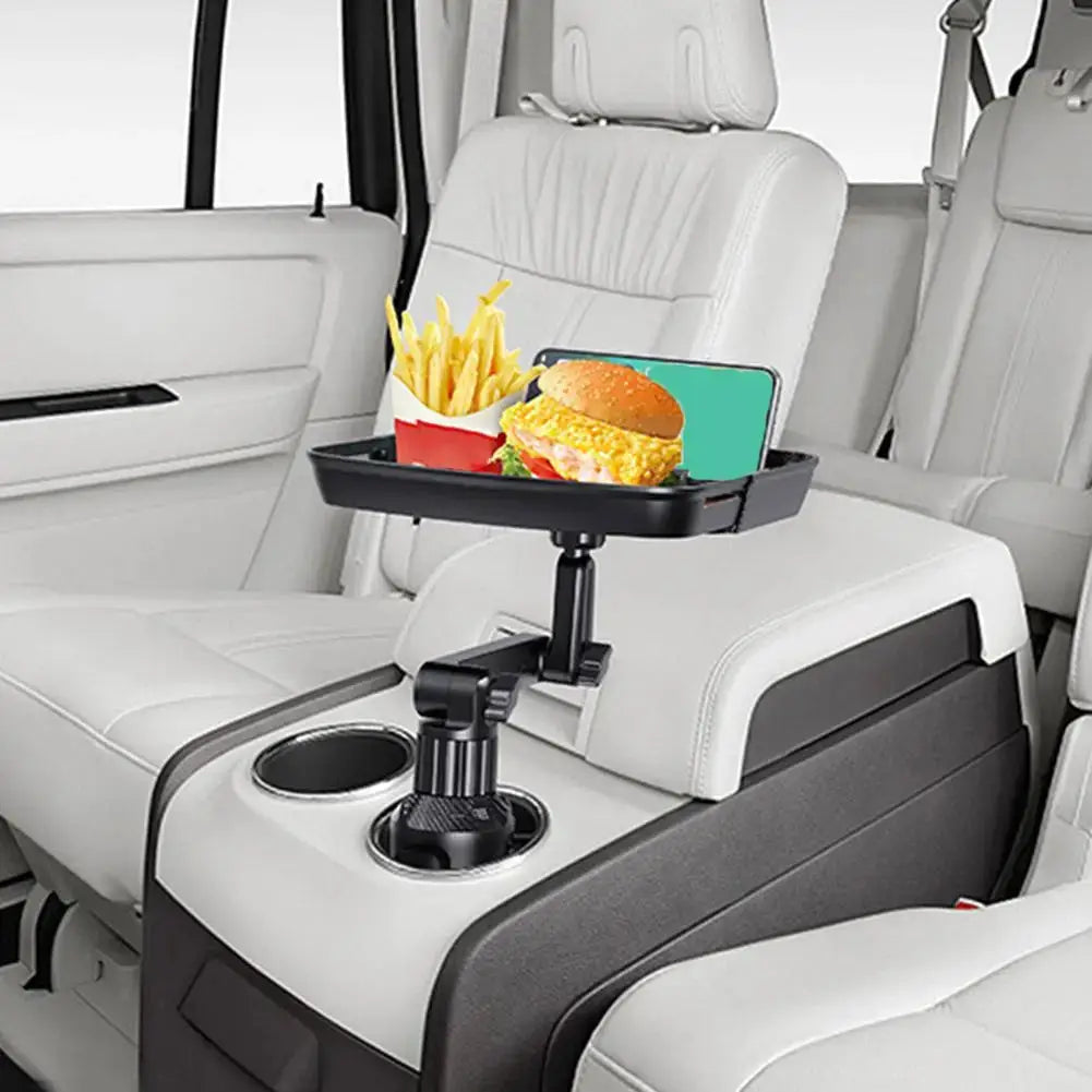 Portable Adjustable Car Cup Holder Tray Expanded Table Desk Car Cup Tray Universal Car Tray Table For Eating With Phone Hol S7U5 - PYJ IT Solutions Online Shop