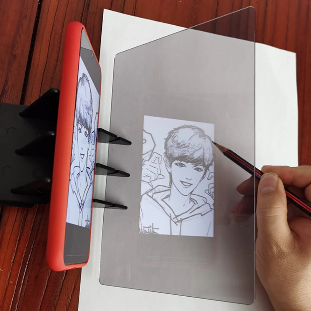 6.5-inches Optical Clear Image Drawing Board, Portable Projector Painting Tracing Board Sketching Tool For Beginners, Artists - PYJ IT Solutions Online Shop