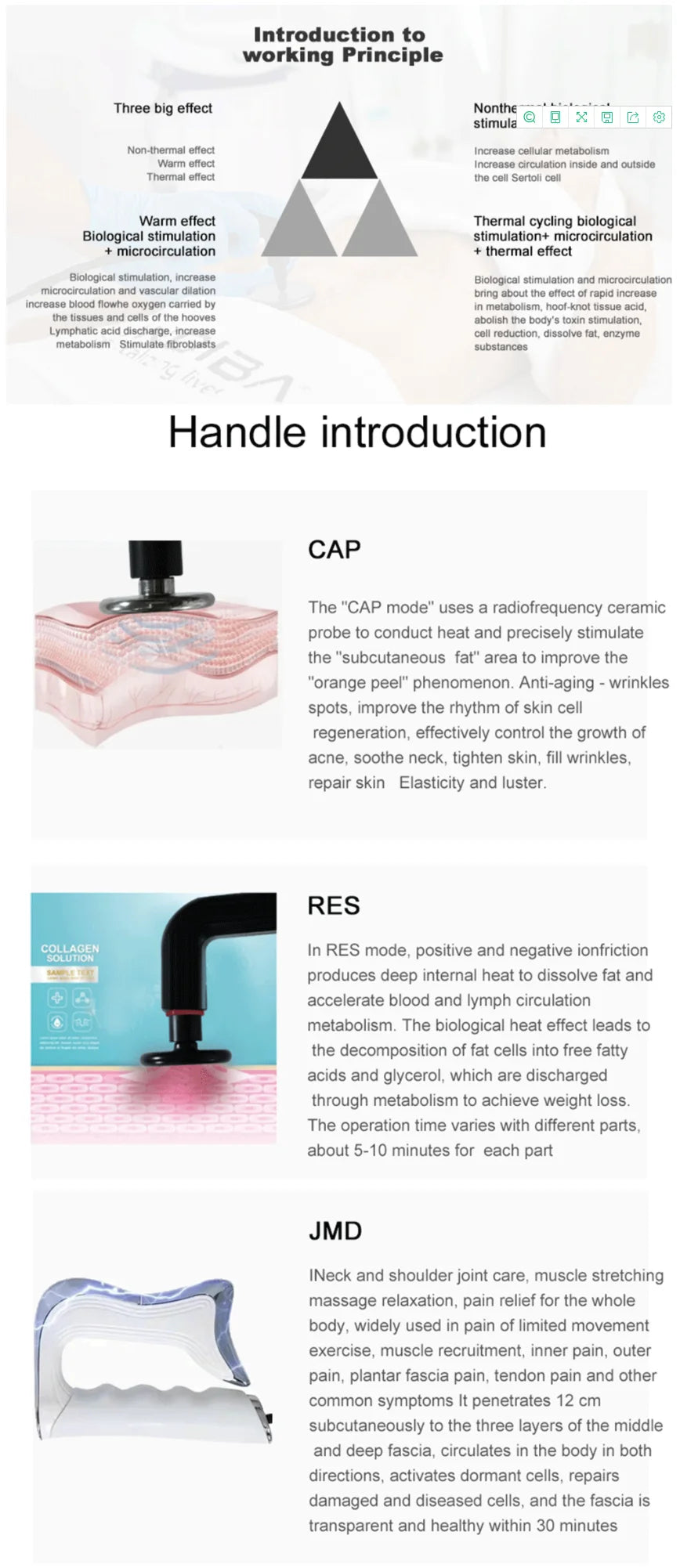 INDIBA RF Beauty Salon Spa Dedicated Weight Loss Machine Deep Skin Care Body Slimming Device Penetration - PYJ IT Solutions Online Shop