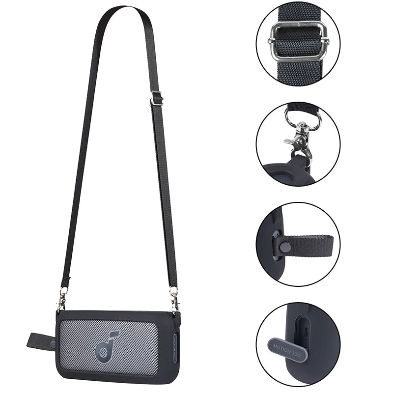 Newest Soft Silicone Outdoor Travel Case Cover With Shoulder Strap for Anker Soundcore Motion 300 Wireless Bluetooth Speaker - PYJ IT Solutions Online Shop