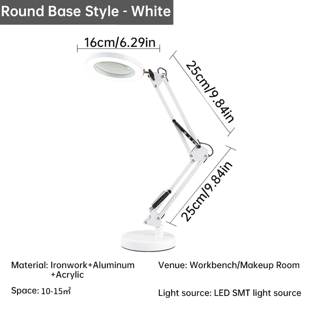 Magnifier LED Lamp: LED Fill Light Magnifier for Reading, Welding, Phone Repair & Precision Tools - PYJ IT Solutions Online Shop
