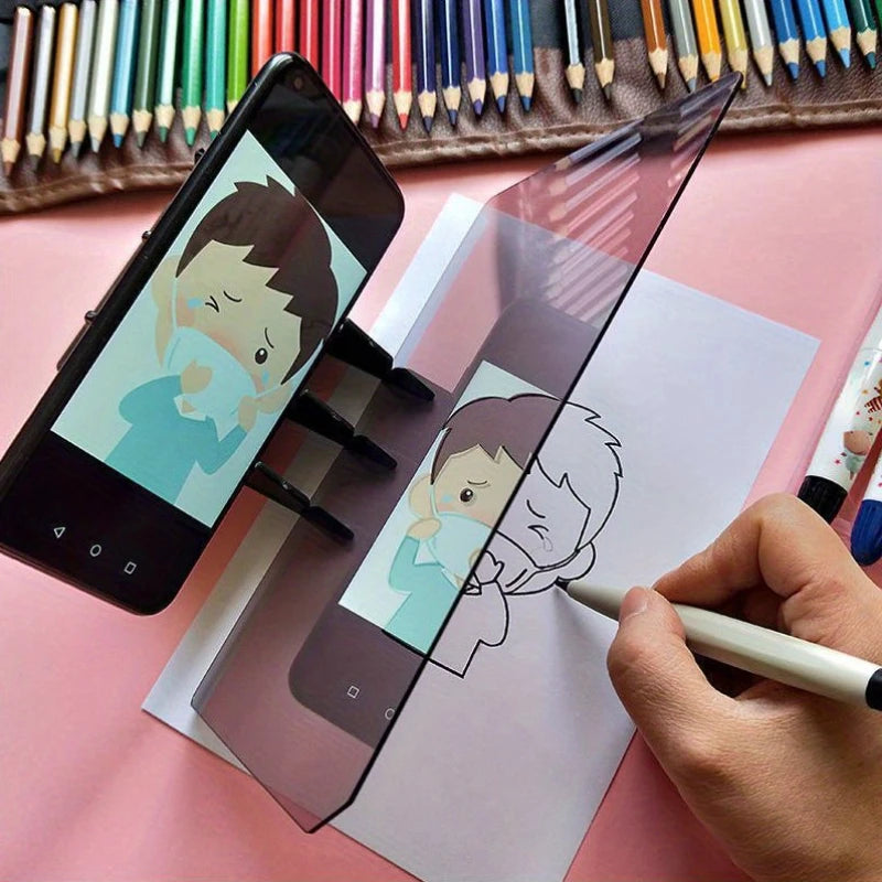 6.5-inches Optical Clear Image Drawing Board, Portable Projector Painting Tracing Board Sketching Tool For Beginners, Artists - PYJ IT Solutions Online Shop
