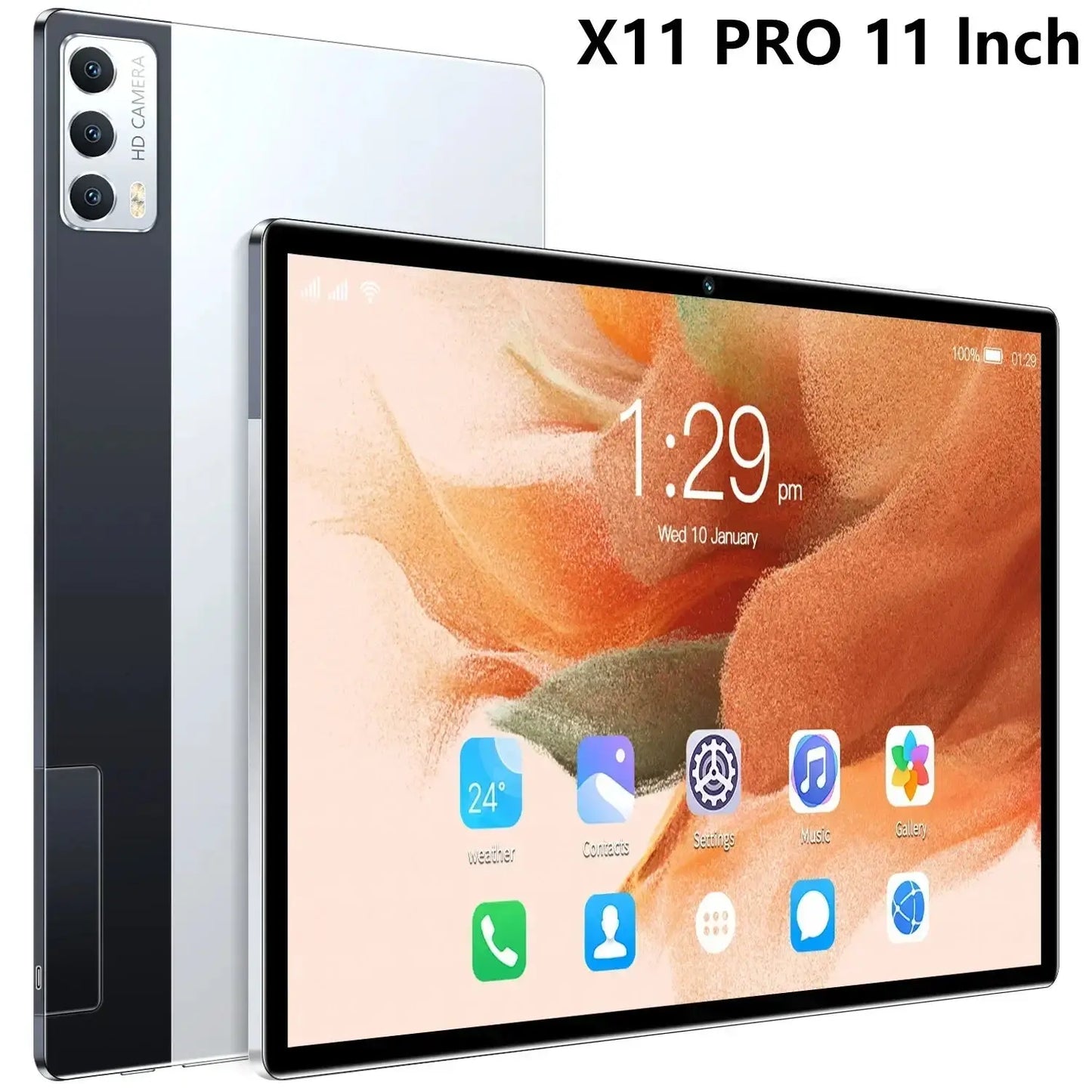 2024 Tablet Android 12 Brand New 11 inch 16GB RAM 1TB ROM 24MP+48MP 8000mAh 10Core Dual 5G LTE Phone Call Bluetooth WiFi Tablet - PYJ IT Solutions Online Shop