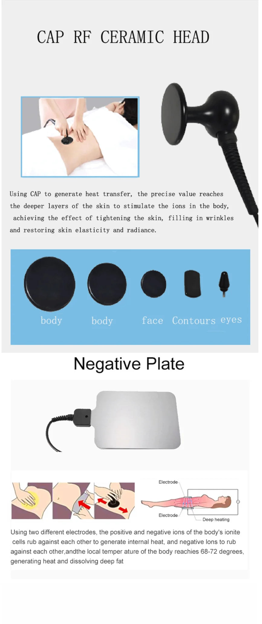 INDIBA RF Beauty Salon Spa Dedicated Weight Loss Machine Deep Skin Care Body Slimming Device Penetration - PYJ IT Solutions Online Shop