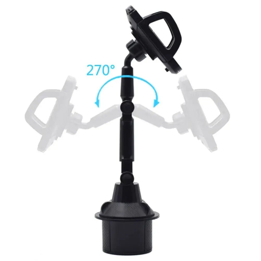 Car Cup Holder Phone Mount With Expandable Base Rotatable Height Adjustable Phone Clamp SUV Truck Automobile Accessories - PYJ IT Solutions Online Shop