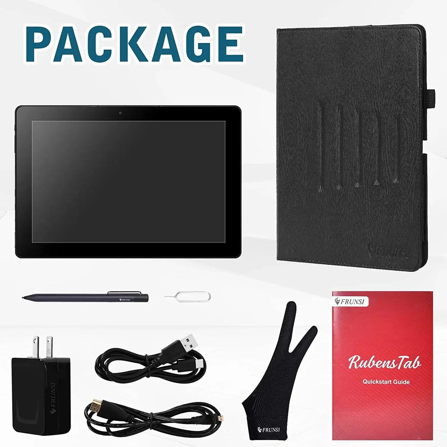 Frunsi Standalone Drawing Tablet Pad with Screen No Computer PC Needed Android 13 10 Inch IPS HD Monitor Display WIFI for Artist - PYJ IT Solutions Online Shop