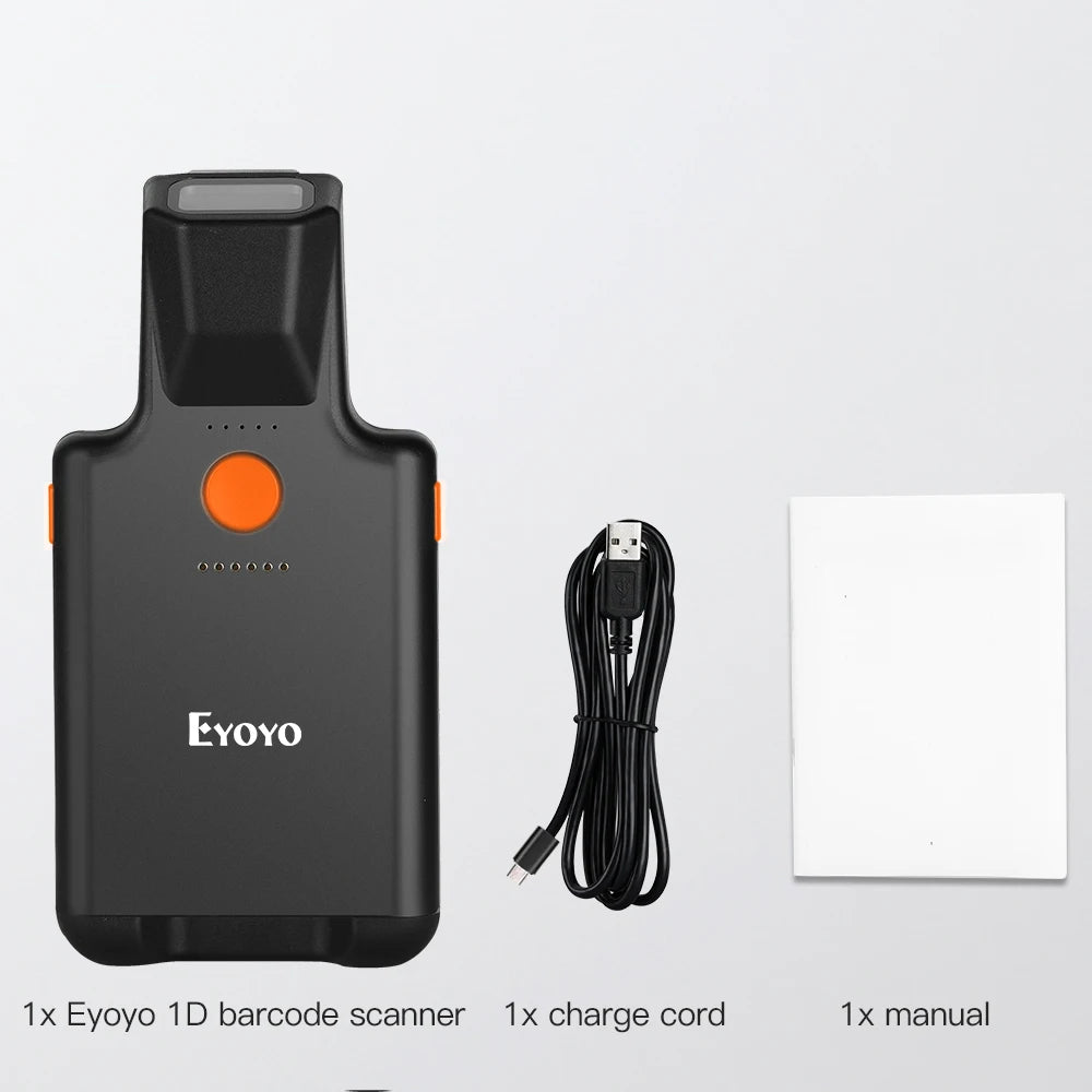 Eyoyo Portable 1D/2D Back Clip Bluetooth Barcode Reader Works With Phone,QR Image Maxicode PDF417 Screen Scanner 1600mAh Battery - PYJ IT Solutions Online Shop