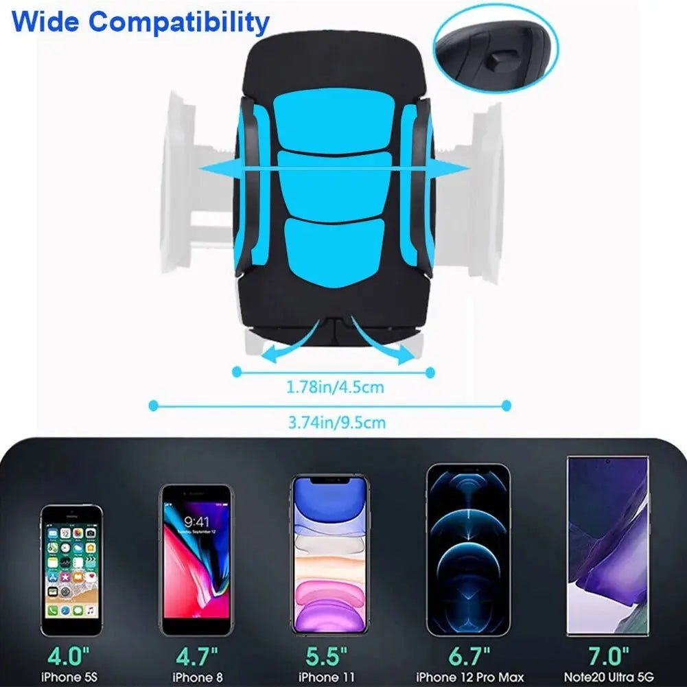Car Cup Holder Phone Mount With Expandable Base Rotatable Height Adjustable Phone Clamp SUV Truck Automobile Accessories - PYJ IT Solutions Online Shop