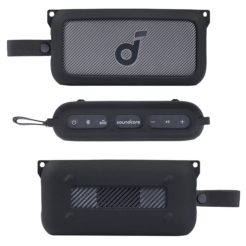 Newest Soft Silicone Outdoor Travel Case Cover With Shoulder Strap for Anker Soundcore Motion 300 Wireless Bluetooth Speaker - PYJ IT Solutions Online Shop
