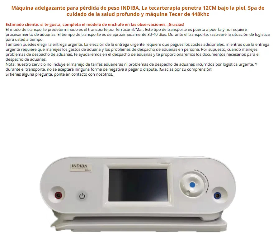 INDIBA RF Beauty Salon Spa Dedicated Weight Loss Machine Deep Skin Care Body Slimming Device Penetration - PYJ IT Solutions Online Shop