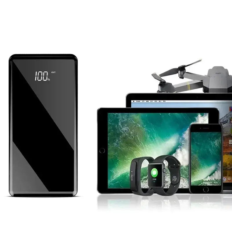 Power Bank 200000mAh Portable Fast Charging PowerBank 100000mAh 4 USB External Battery Charger For Xiaomi Mi 9 iPhone - PYJ IT Solutions Online Shop