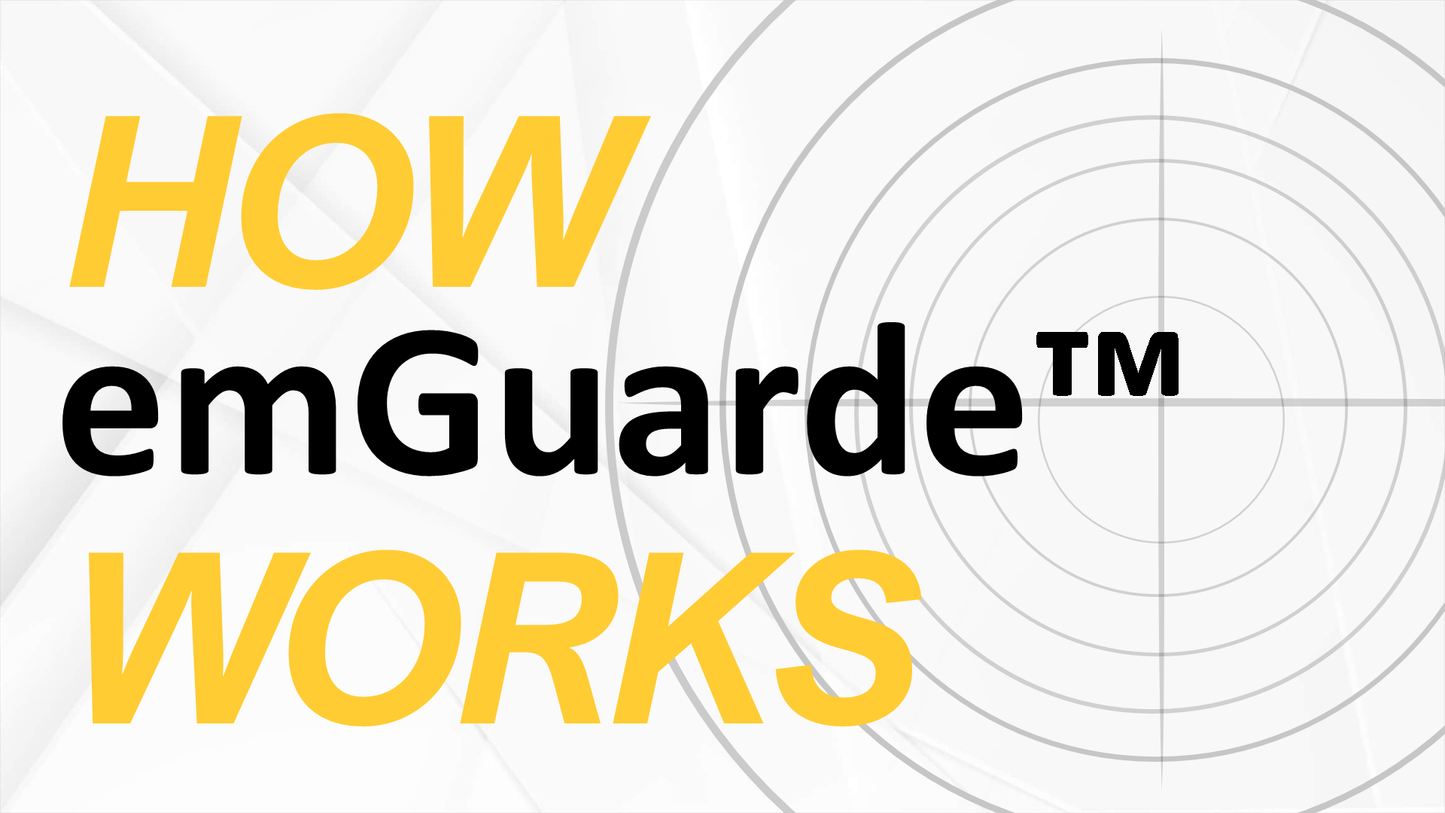 emGuarde - Patented ElectroMagnetic Field (EMF) Harmonizer to Protect Your Health