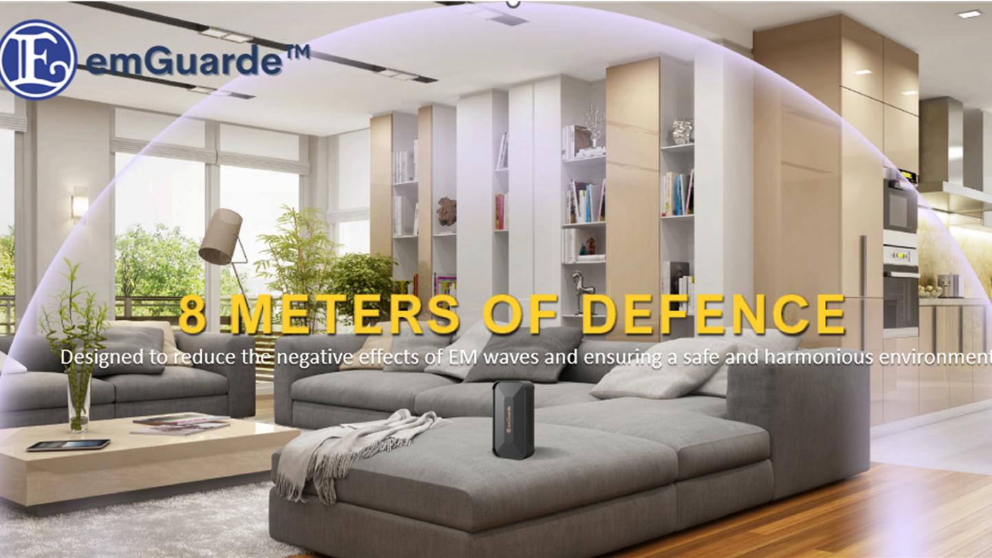 emGuarde - Patented ElectroMagnetic Field (EMF) Harmonizer to Protect Your Health