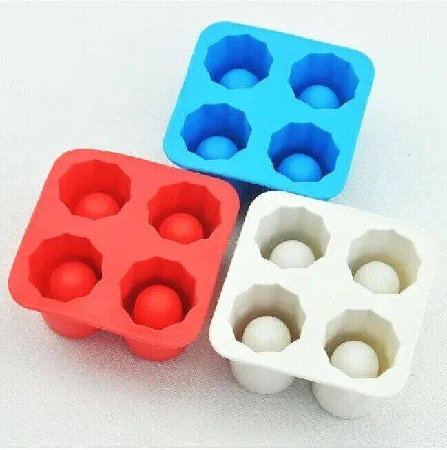 4 Cup Shape Silicone Ice Cube Mold IceMould Ice Cube - PYJ IT Solutions Online Shop