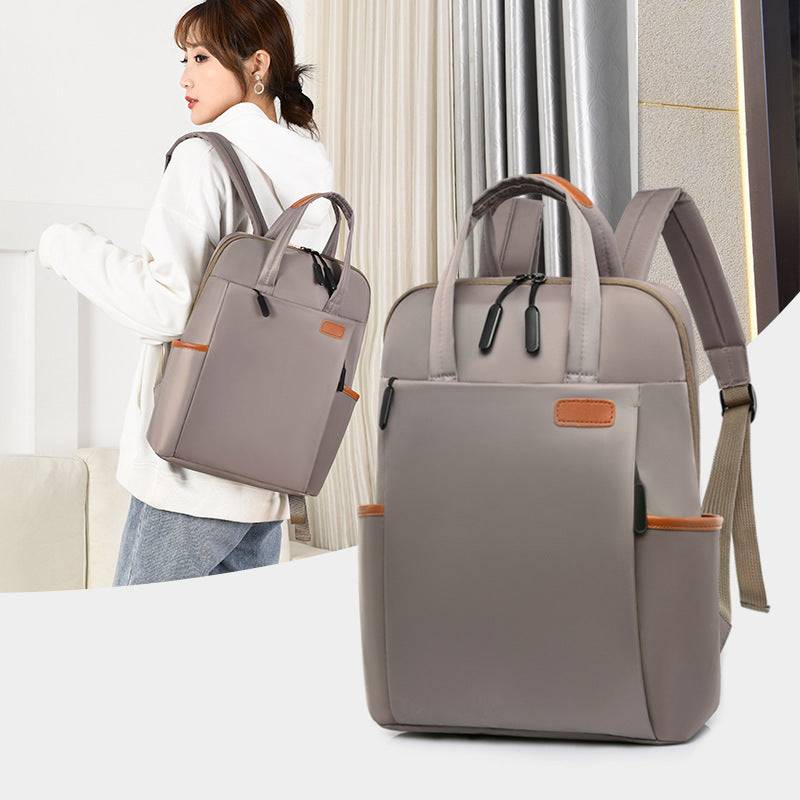New Fashionable Backpack Women's Casual Large Capacity Business Laptop Bag Oxford Cloth Outdoor Travel Backpack