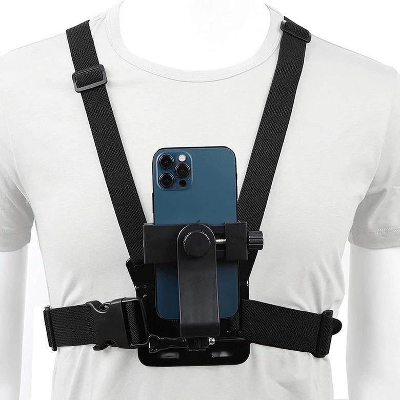 Mobile Phone Chest Strap Mounting Holder First-angle Video Bracket