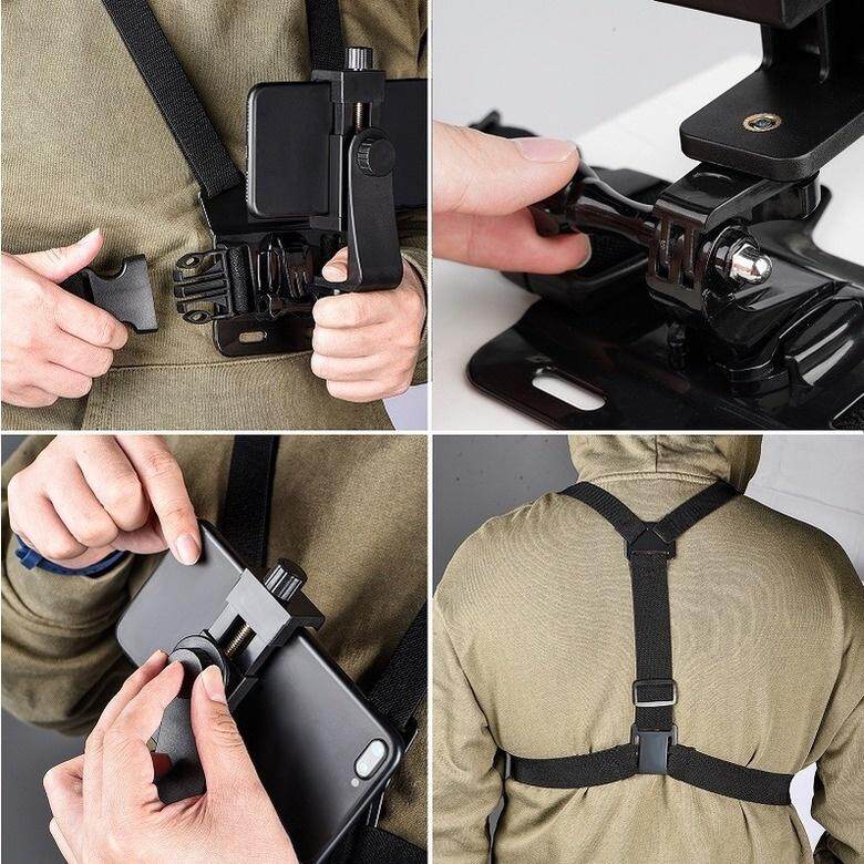 Mobile Phone Chest Strap Mounting Holder First-angle Video Bracket