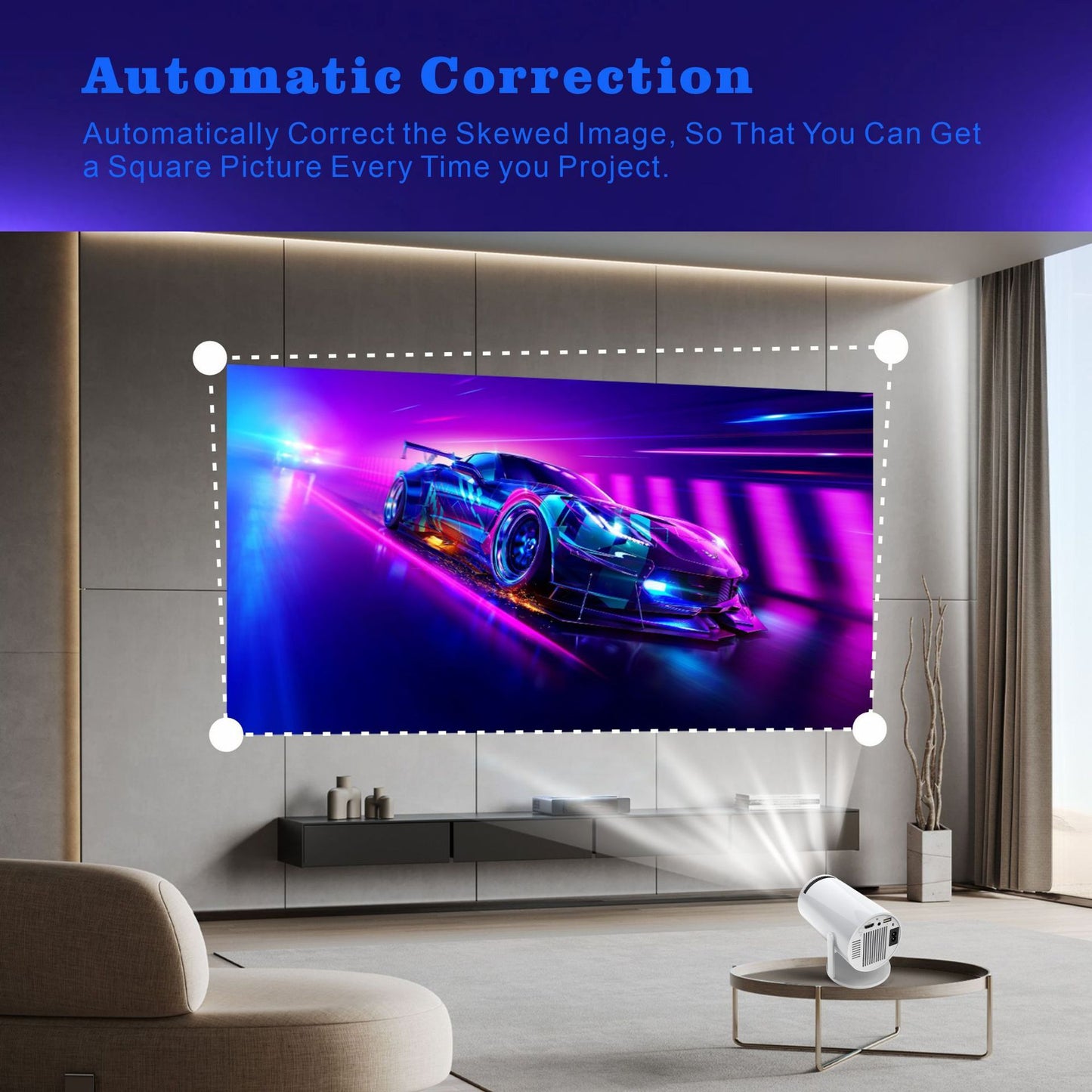 H713 Ultra High Definition 4K Projector Intelligent Home Office Conference Living Room - PYJ IT Solutions Online Shop