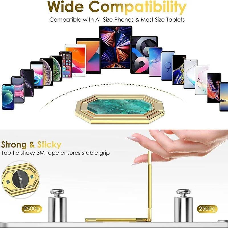 Metal Phone Ring Holder