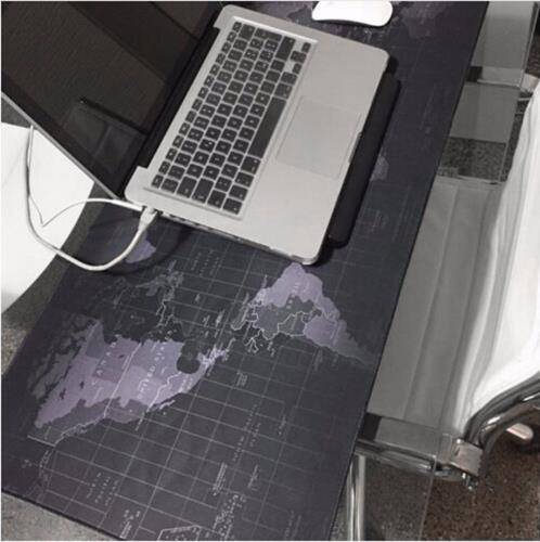 Mouse pad with world map