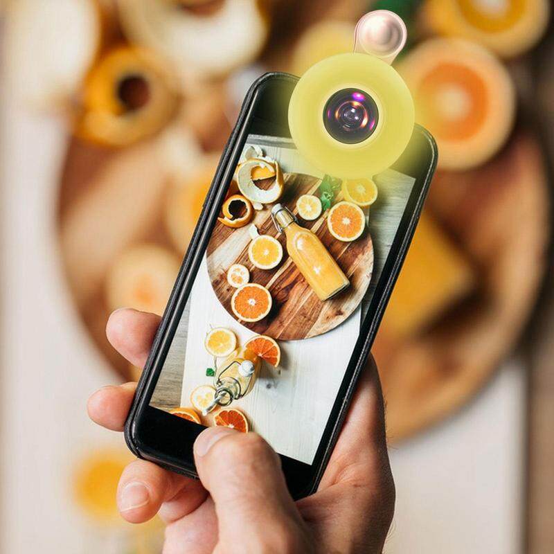 New Mobile phone fill light 15X macro lens Portable Selfie LED Ring Light