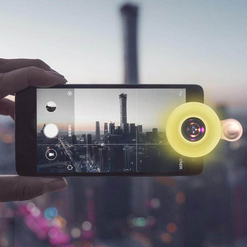 New Mobile phone fill light 15X macro lens Portable Selfie LED Ring Light
